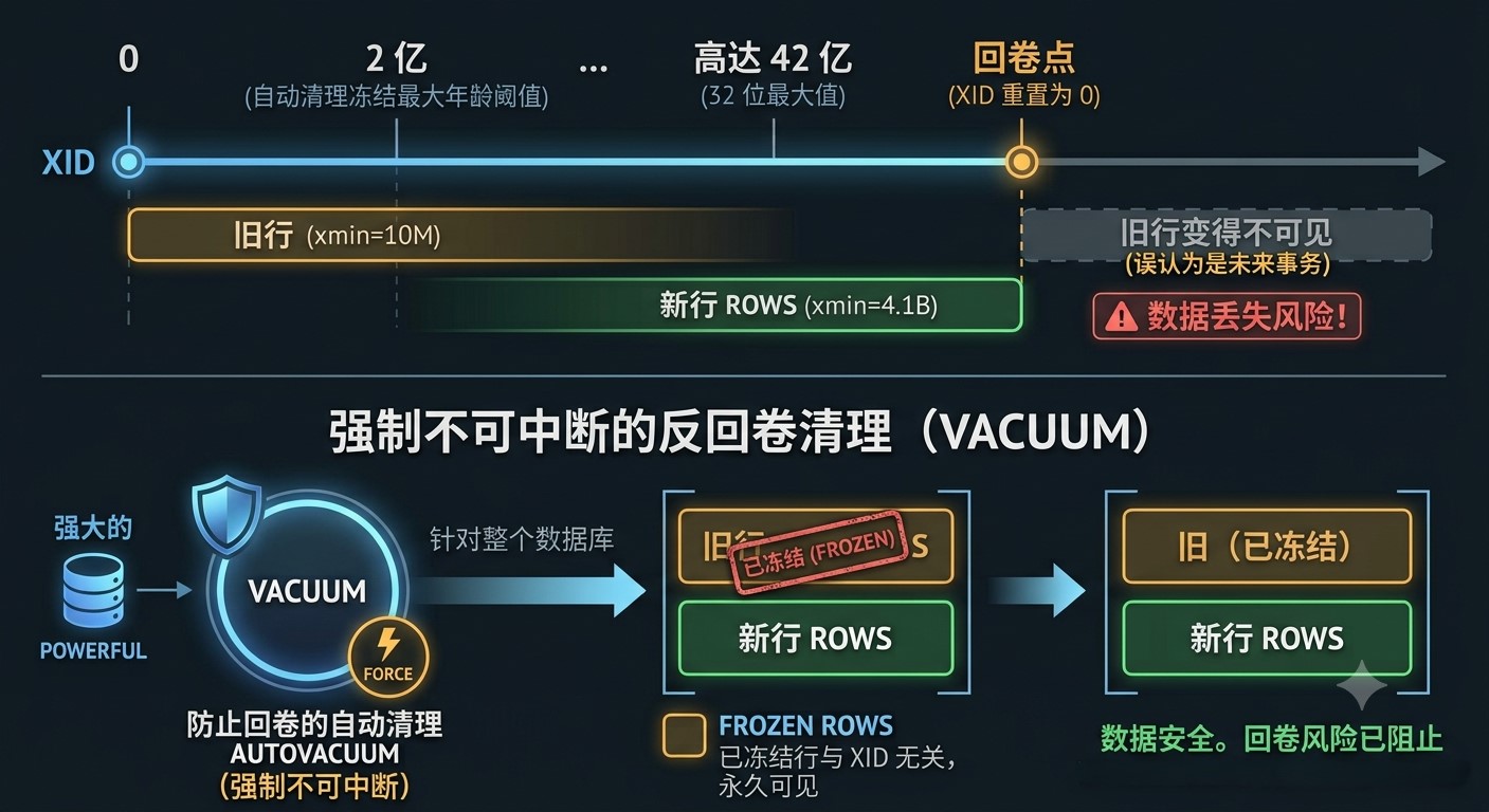 防事务 ID 回卷 Autovacuum