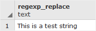 PostgreSQL REGEXP_REPLACE Example